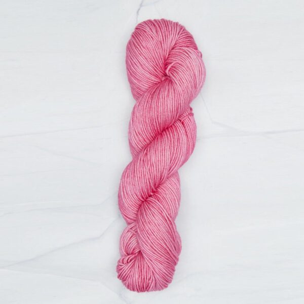 Khaki Symfonie yarn, hand-dyed Superwash Merino.