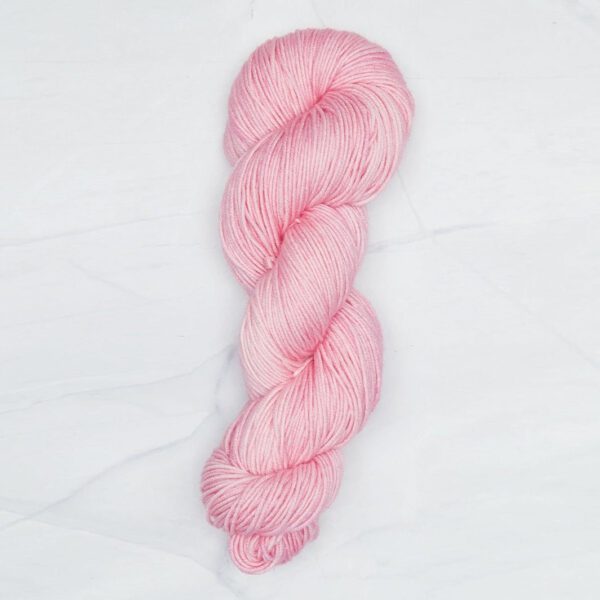 Moss Symfonie yarn, hand-dyed Superwash Merino.